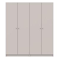 Gardróbszekrény szett Doros Promo polcokkal Kasmír 2+2 bútorlap 180x48x204 (44900290)