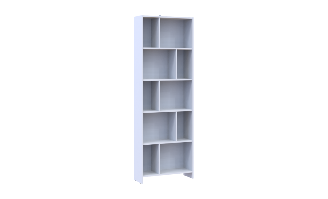 Polcrendszer Doros Student Fehér 63×22×180 (41516260)