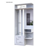 Előszobaszekrény Doros Riviera Fehér 91,5x30x203 (80387331)