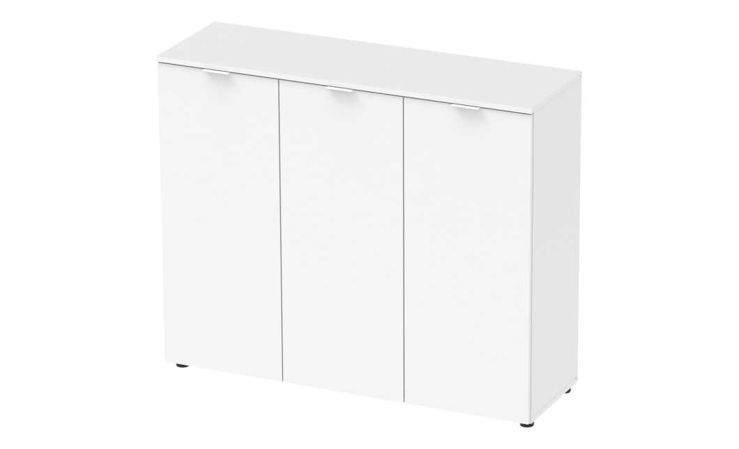 Komód Doros Ron 6 3 bútorlap Fehér 120x38x100 (41515999)