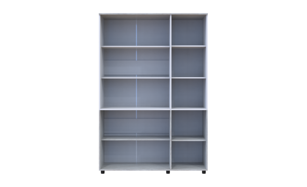Nyílóajtós gardrobszekrény Doros Thorn Natti Lúcc/Fehér 3 ajtó polcokkal 135x51,6x200 (44900508)