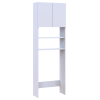 Mosógép szekrény Doros Lola Mini Fehér 64x26,6x190 (41516023)