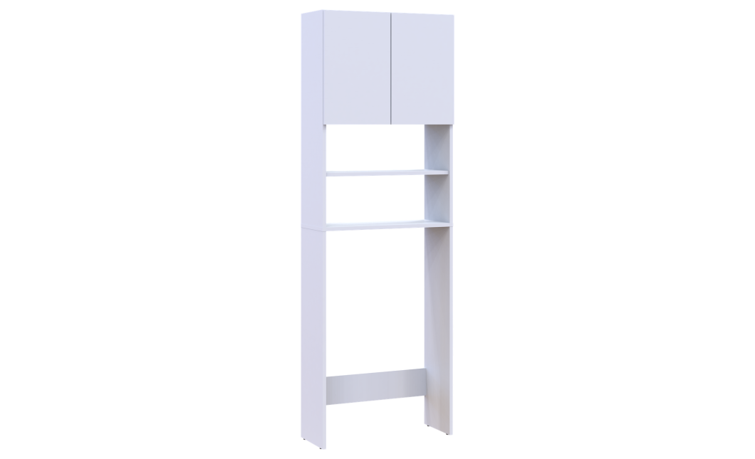 Mosógép szekrény Doros Lola Mini Fehér 64x26,6x190 (41516023)