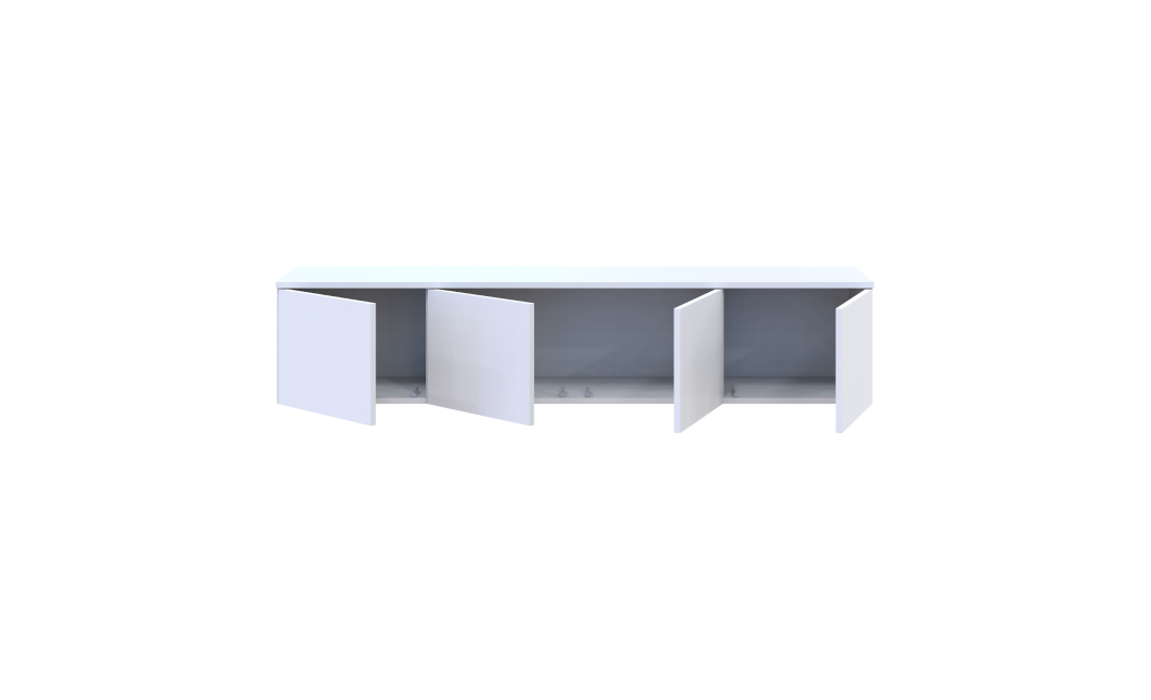 TV-állvány Doros Levia Fehér 4 ajtó 160х35х33 (41516091)