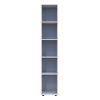 Nyílóajtós gardróbszekrény Doros Gelár Fehér Tükör 39x49,5x203,4 (44900242)