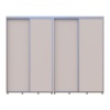 Tolóajtós gardróbszekrény Doros Sigma Slim kasmír 2+2 ajtó 270x60x214.4 (42005601)