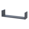 Polcrendszer Doros Feel Grafitszürke 3 db 30/45/60х15х15 (41516078)