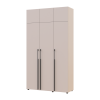 Gardróbszekrény fiókokkal és felsőszekrénnyel Doros Kasper Kasmír 3 ajtó 135x48x245 (42005566)