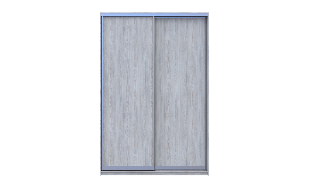 Tolóajtós gardróbszekrény Doros City light Natti Lúc 2 bútorlap 120x60x225 (80736494)