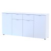Komód Doros Ron 7 Fehér 4 bútorlap 2 Fiók 160x38x81 (44900222)
