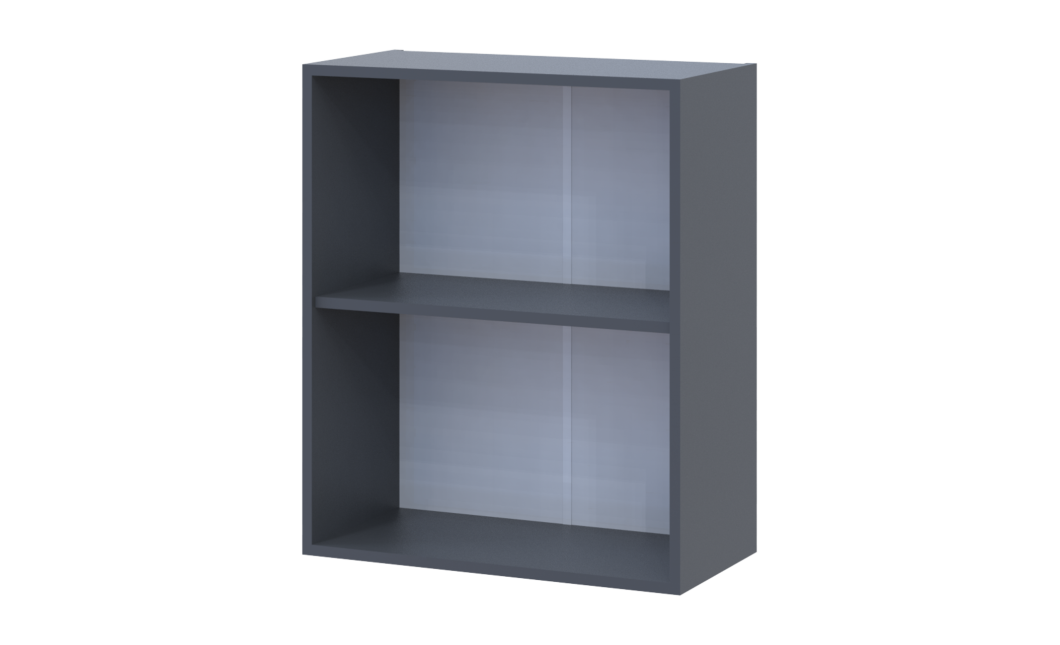 Leia Konyha Doros M72_SZ60 felső elem balos Grafitszürke/Klondike bútorlap 60x31.6x72 (80359569.1)