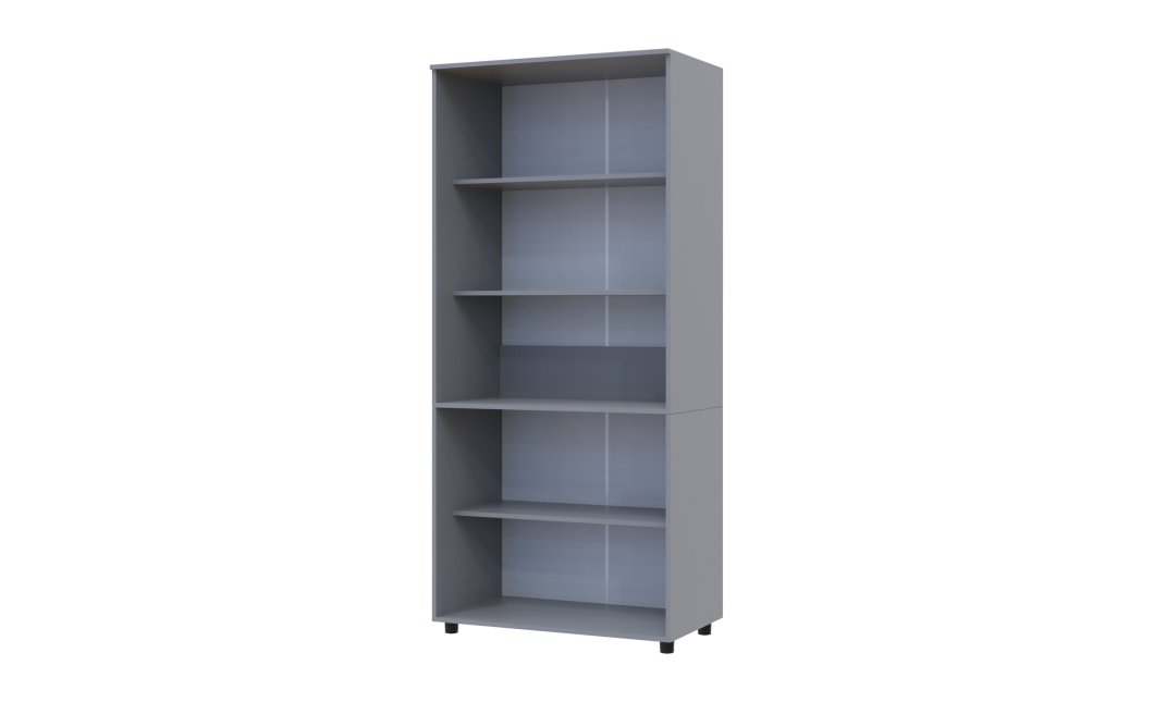 Nyílóajtós gardrobszekrény Doros Thorn Szürke 2 ajtó polcokkal 90x51,6x200 (44900440)