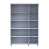 Nyílóajtós gardrobszekrény Doros Thorn Fehér 3 ajtó polcokkal 135x51,6x200 (44900484)