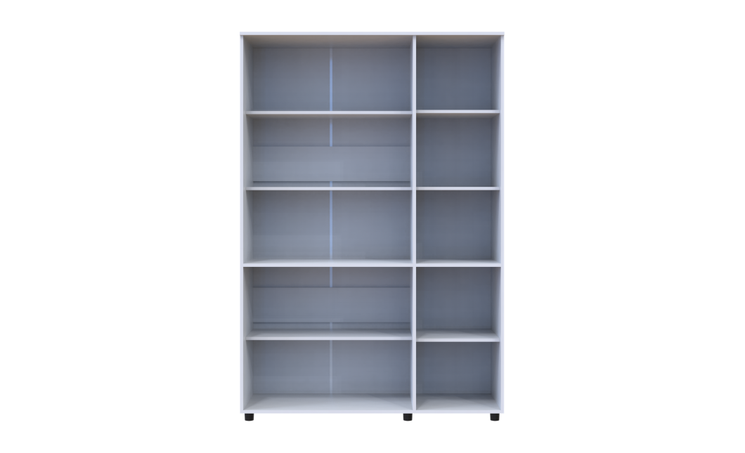 Nyílóajtós gardrobszekrény Doros Thorn Fehér 3 ajtó polcokkal 135x51,6x200 (44900484)