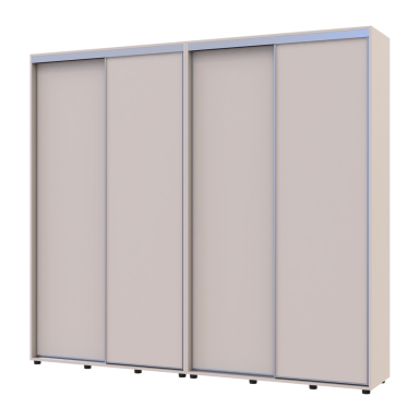 Tolóajtós gardróbszekrény Doros Sigma Slim kasmír 2+2 ajtó 240x45x214.4 (42005594)