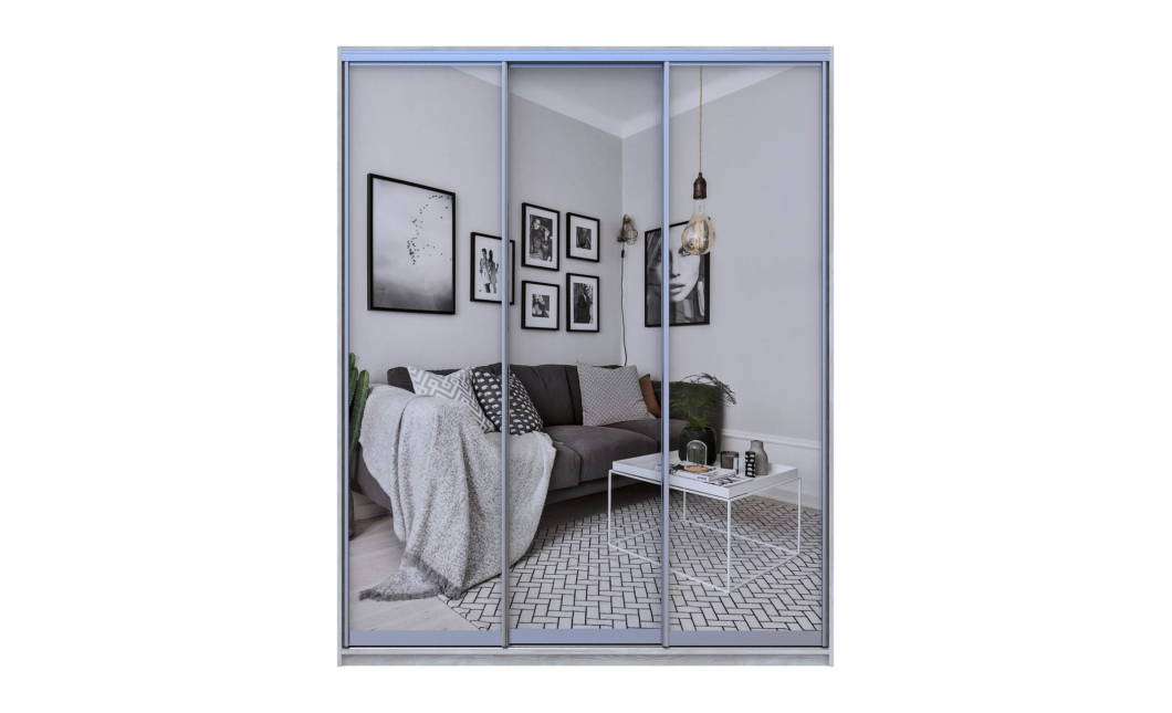 Tolóajtós gardróbszekrény Doros City light Natti Lúc 3 tükör 180x60x225 (80736524)