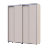 Tolóajtós gardróbszekrény Doros Sigma Slim kasmír 2+2 ajtó 180x60x214.4 (42005583)