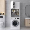 Mosógép szekrény Doros Lola Mini Fehér 64x26,6x190 (41516023)
