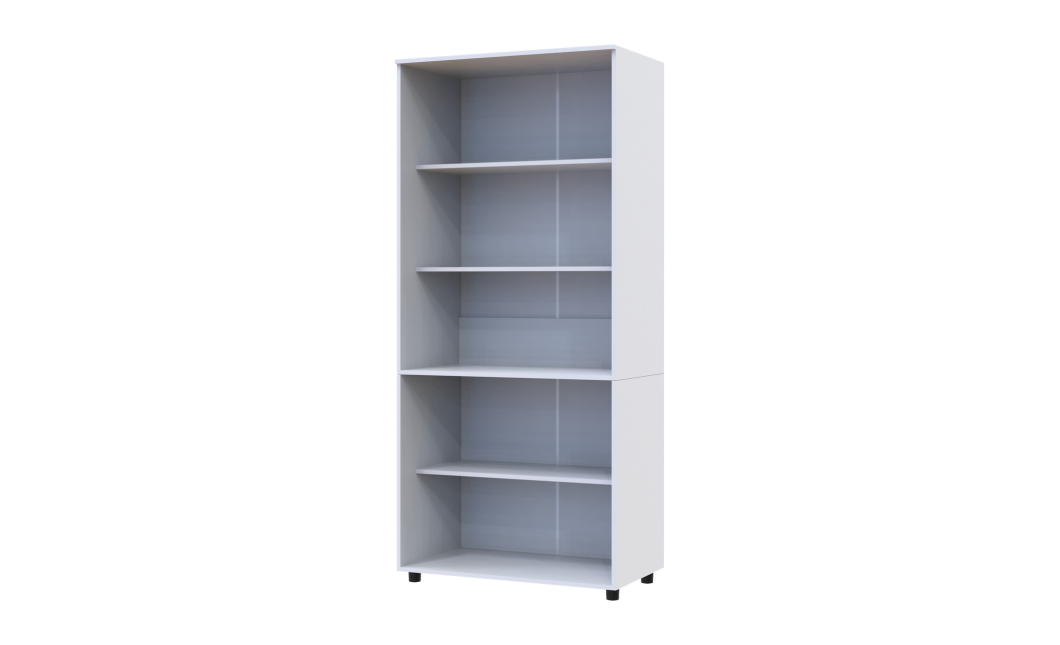 Nyílóajtós gardrobszekrény Doros Thorn Fehér 2 ajtó polcokkal 90x51,6x200 (44900436)