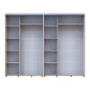 Tolóajtós gardróbszekrény Doros Sigma Slim kasmír 2+2 ajtó 270x45x214.4 (42005600)