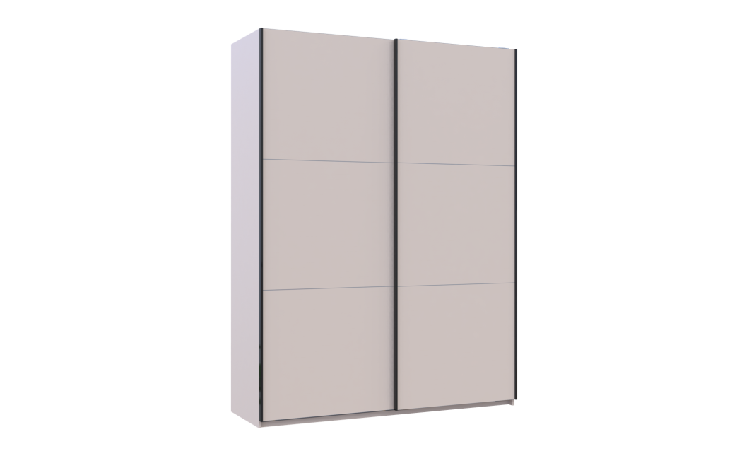 Tolóajtós gardróbszekrény Doros G-Caiser Kasmír 2 bútorlap / 3 rész 180x60x240 (42005320)