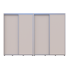 Tolóajtós gardróbszekrény Doros Sigma Slim kasmír 2+2 ajtó 310x45x214.4 (42005608)