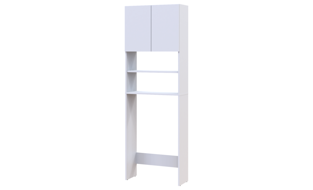 Mosógép szekrény Doros Lola Mini Fehér 64x26,6x190 (41516023)