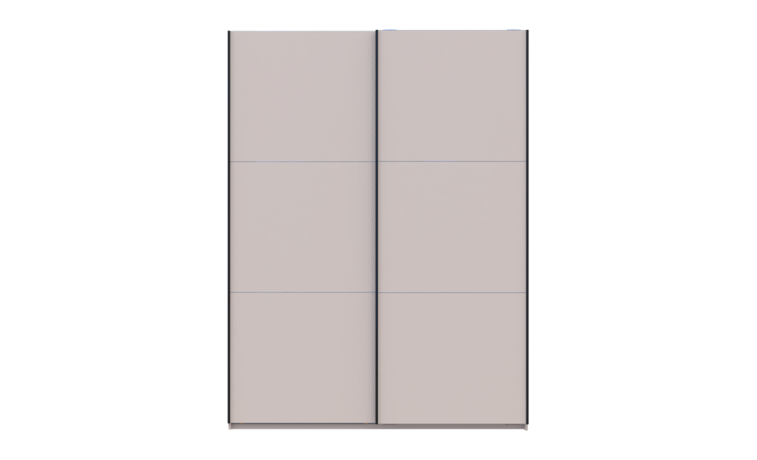 Tolóajtós gardróbszekrény Doros G-Caiser Kasmír 2 bútorlap / 3 rész 180x60x240 (42005320)