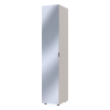 Nyílóajtós gardróbszekrény Doros Gelár kasmír Tükör 39x49,5x203,4 (80737635)