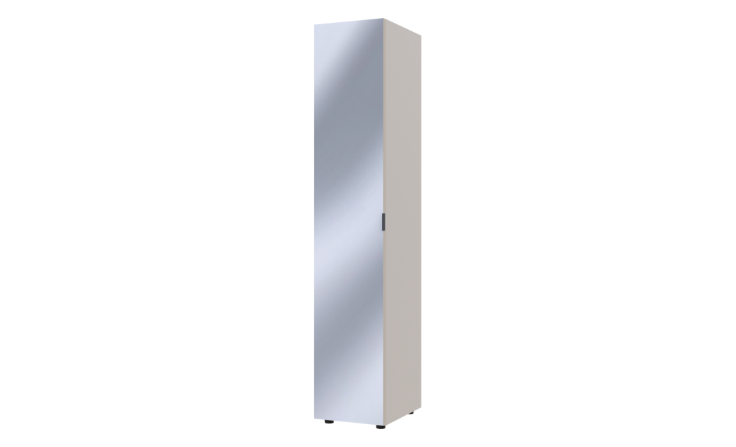 Nyílóajtós gardróbszekrény Doros Gelár kasmír Tükör 39x49,5x203,4 (80737635)