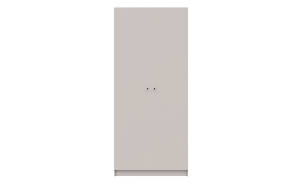 Nyílóajtós gardróbszekrény Doros Promo kasmír 2 bútorlap 90x48x204 (80737668)