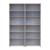 Gardróbszekrény polcokkal és felsőszekrénnyel Doros Kasper Kasmír 2+2 ajtó 180x48x245 (42005540)