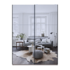 Tolóajtós gardróbszekrény Doros G-Caiser Kasmír 2 Tükör 3 rész 180x60x240 (42005324)