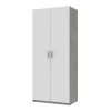 Nyílóajtós gardróbszekrény Doros Ken Beton/Fehér 2 bútorlap 90x52x210 (80737020)