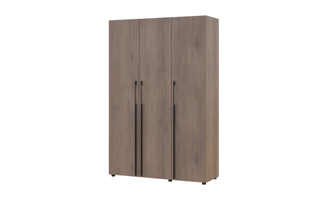 Gardróbszekrény Doros Kasper Cremona Cannolo 3 ajtó 135x48x204 (44900550)