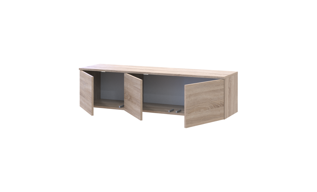 TV-állvány Doros Levia Sonoma tölgy 3 ajtó 130х35х33 (41516301)