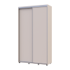 Tolóajtós gardróbszekrény Doros Sigma Slim kasmír 2 ajtó 120x45x214.4 (42005446)