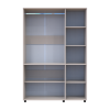 Nyílóajtós gardrobszekrény Doros Thorn Kasmír 3 ajtó vállfás 135x51,6x200 (44900495)