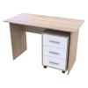 Számítógépasztal Doros T3 Sonoma tölgy / Fehér 120x60x78 (44900060)
