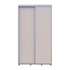 Tolóajtós gardróbszekrény Doros Sigma Slim kasmír 2 ajtó 120x45x214.4 (42005446)