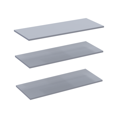 Ruhapolc Doros Promo Szürke 3db. 86.7х35х1.6 (80737769)