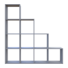 Polcrendszer Doros Step 4x4 Szürke nyitott 136.2х28.8х140.7 (41516179)