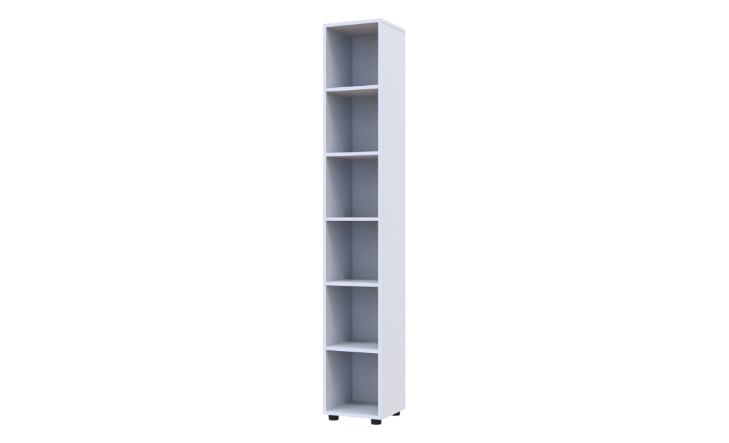 Szekrény Doros Mira Fehér bútorlap 183.5х30х30 (41510126)