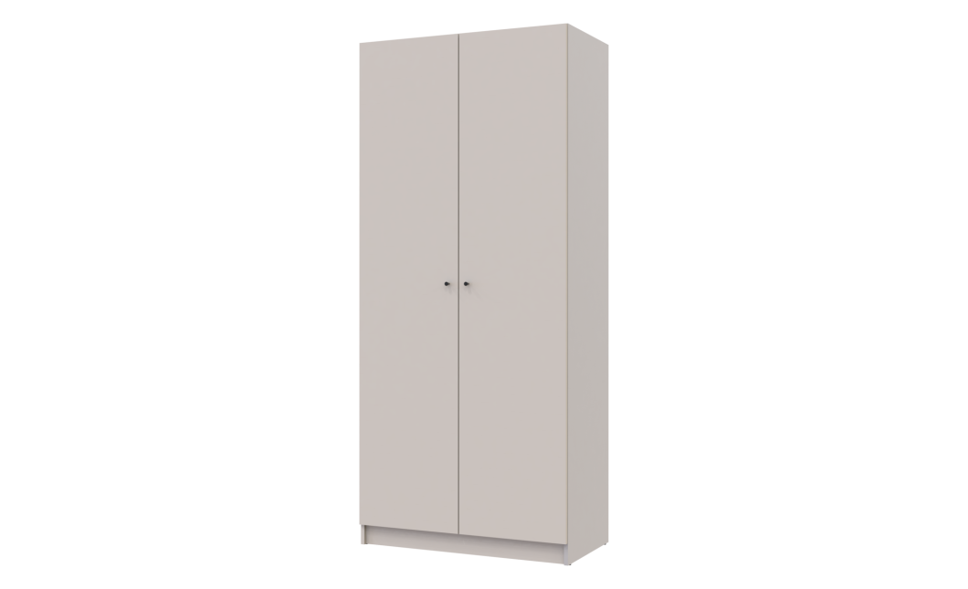 Nyílóajtós gardróbszekrény Doros Promo kasmír 2 bútorlap 90x48x204 (80737668)