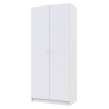 Nyílóajtós gardróbszekrény Doros Promo Fehér 2 bútorlap 90x48x204 (80737070)
