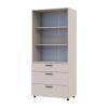 Nyílóajtós gardrobszekrény Doros Thorn Kasmír 2 ajtó/3 fiók polcokkal 90x51,6x200 (44900450)