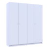 Gardróbszekrény szett Doros Promo polcokkal Fehér 2+2 bútorlap 180x48x204 (44900288)