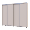 Tolóajtós gardróbszekrény Doros Sigma Slim kasmír 2+2 ajtó 260x45x214.4 (42005598)