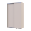 Tolóajtós gardróbszekrény Doros Sigma Slim kasmír 2 ajtó 130x60x214.4 (42005456)