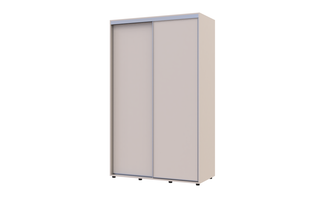 Tolóajtós gardróbszekrény Doros Sigma Slim kasmír 2 ajtó 130x60x214.4 (42005456)